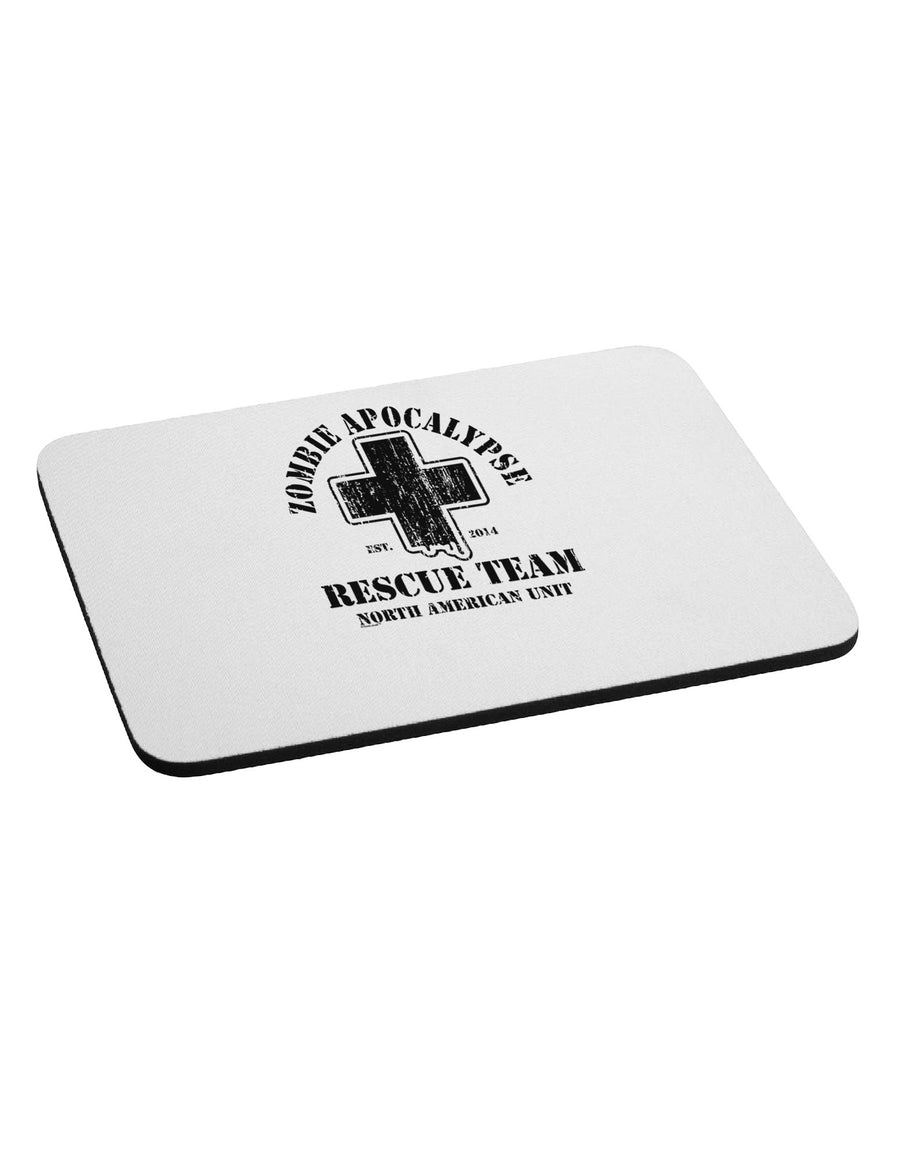 Zombie Apocalypse Rescue Team NA Unit Mousepad-TooLoud-White-Davson Sales