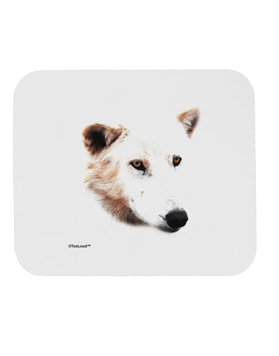 TooLoud White Wolf Head Cutout Mousepad-TooLoud-White-Davson Sales