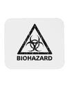 Biohazard Sign Distressed Mousepad-TooLoud-White-Davson Sales