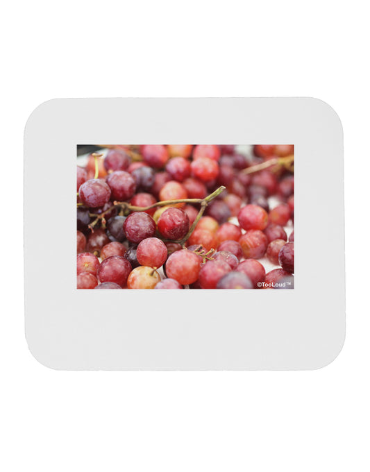 Buy Local - Grapes Mousepad-TooLoud-White-Davson Sales