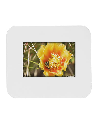 Bee Cactus Mousepad-TooLoud-White-Davson Sales