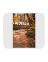 Mt Shavano Colorado Text Mousepad-TooLoud-White-Davson Sales