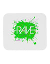 Rave Splatter Green Mousepad-TooLoud-White-Davson Sales