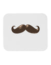 Big Brown Mustache Mousepad-TooLoud-White-Davson Sales