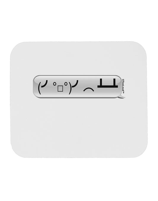 Table Flip Text Bubble Mousepad-TooLoud-White-Davson Sales
