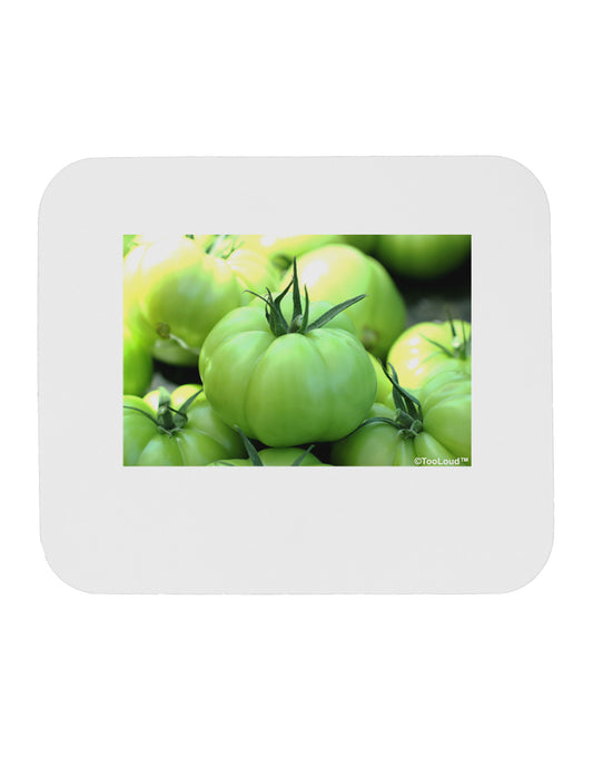 Buy Local - Green Tomatoes Mousepad-TooLoud-White-Davson Sales