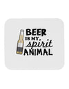 Beer Is My Spirit Animal Mousepad-TooLoud-White-Davson Sales