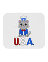 Patriotic Cat - USA Mousepad by TooLoud-TooLoud-White-Davson Sales