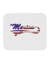 Merica Established 1776 - American Flag Style Mousepad by TooLoud-TooLoud-White-Davson Sales