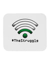 The Struggle - Low Wifi Mousepad-TooLoud-White-Davson Sales