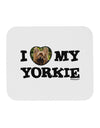 I Heart My Yorkie Mousepad by TooLoud-TooLoud-White-Davson Sales