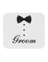 TooLoud Tuxedo - Groom Mousepad-TooLoud-White-Davson Sales