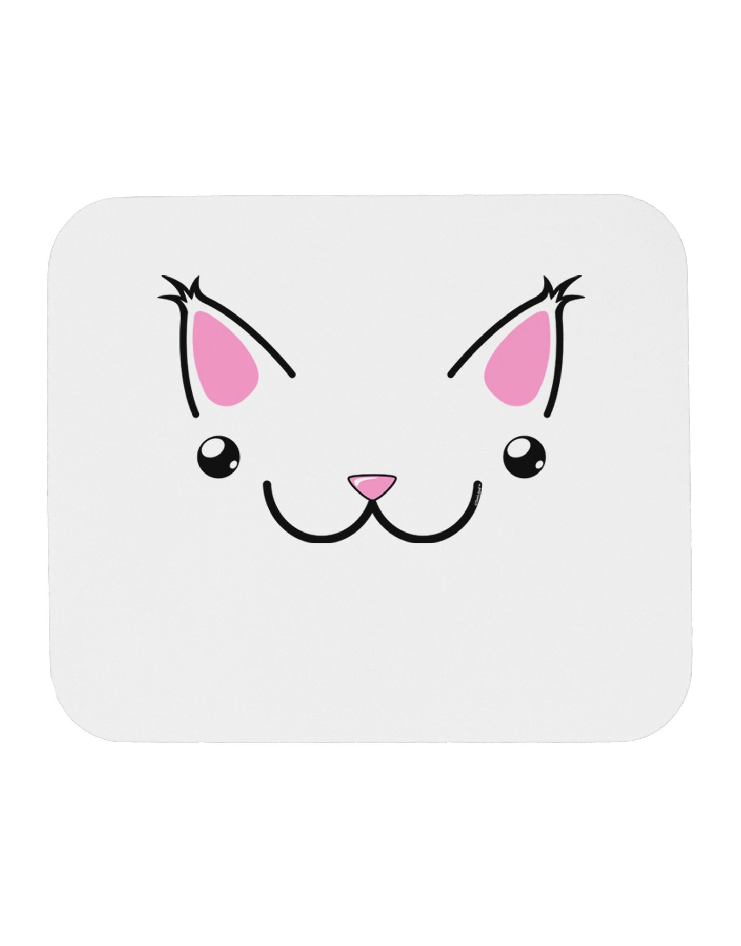 Kyu-T Ears - Kawa the Cute Critter Mousepad-TooLoud-White-Davson Sales