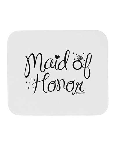 Maid of Honor - Diamond Ring Design Mousepad-TooLoud-White-Davson Sales