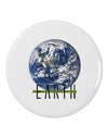 Planet Earth Text 2.25" Round Pin Button-Round Pin Button-TooLoud-White-2.25in-Davson Sales