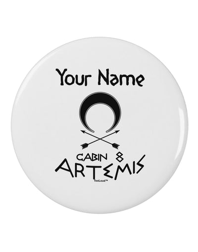 Personalized Cabin 8 Artemis 2.25&#x22; Round Pin Button-Round Pin Button-TooLoud-White-2.25in-Davson Sales