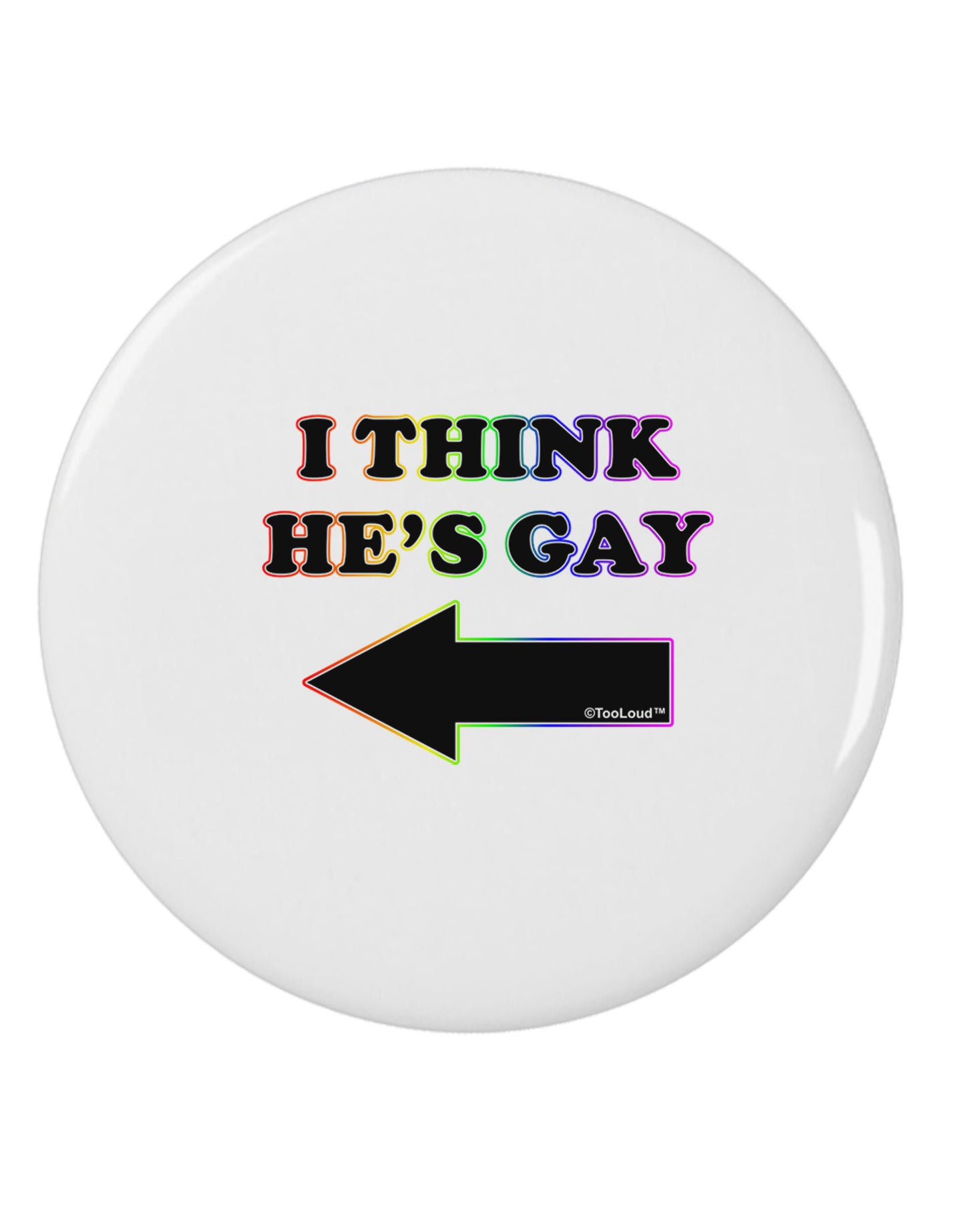 I Think He's Gay Left Plus Size Dark Apron by TooLoud-Bib Apron-TooLoud-Black-Plus-Size-Davson Sales