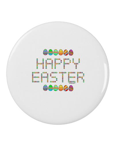 Happy Easter Eggs 2.25&#x22; Round Pin Button-Round Pin Button-TooLoud-White-2.25in-Davson Sales