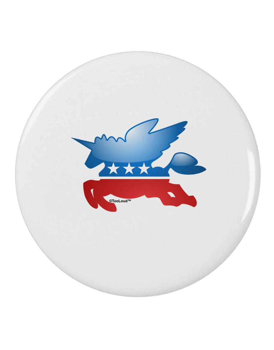 Unicorn Political Symbol 2.25" Round Pin Button-Round Pin Button-TooLoud-White-2.25in-Davson Sales