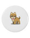 Kawaii Standing Puppy 2.25" Round Pin Button-Round Pin Button-TooLoud-White-2.25in-Davson Sales