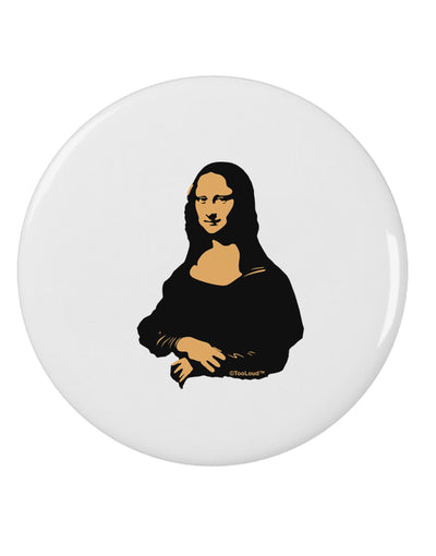 Mona Cutout 2.25&#x22; Round Pin Button-Round Pin Button-TooLoud-White-2.25in-Davson Sales