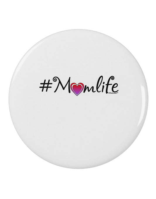 Hashtag Momlife 2.25&#x22; Round Pin Button-Round Pin Button-TooLoud-White-2.25in-Davson Sales