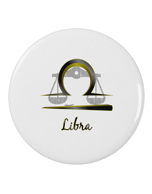 Libra Symbol 2.25" Round Pin Button-Round Pin Button-TooLoud-White-2.25in-Davson Sales