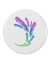 Tropical Feathers 2.25&#x22; Round Pin Button-Round Pin Button-TooLoud-White-2.25in-Davson Sales