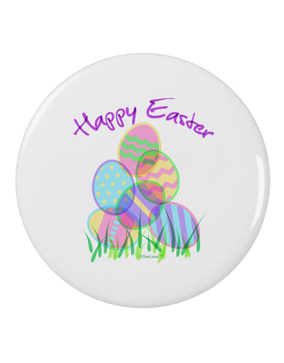 Happy Easter Gel Look Print 2.25&#x22; Round Pin Button-Round Pin Button-TooLoud-White-2.25in-Davson Sales