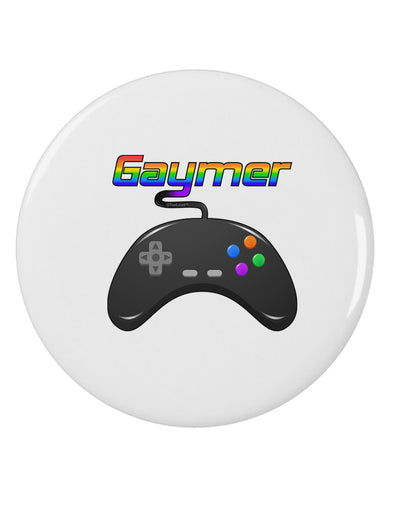 Gaymer Color 2.25&#x22; Round Pin Button-Round Pin Button-TooLoud-White-2.25in-Davson Sales