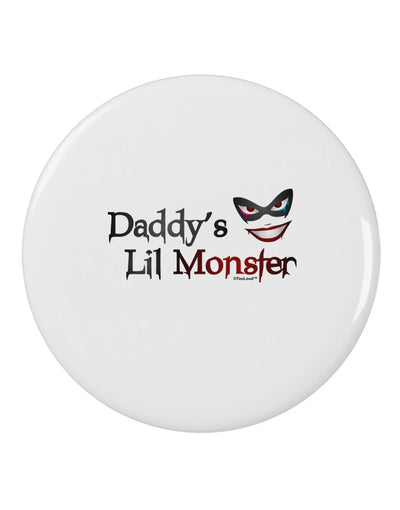 Daddys Lil Monster 2.25" Round Pin Button-Round Pin Button-TooLoud-White-2.25in-Davson Sales