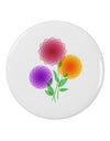 Crystal Dahlias 2.25&#x22; Round Pin Button-Round Pin Button-TooLoud-White-2.25in-Davson Sales