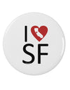 I Heart San Francisco 2.25&#x22; Round Pin Button-Round Pin Button-TooLoud-White-2.25in-Davson Sales