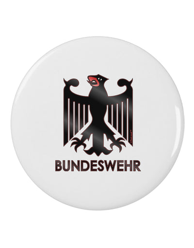 Bundeswehr Logo with Text 2.25&#x22; Round Pin Button-Round Pin Button-TooLoud-White-2.25in-Davson Sales