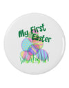 My First Easter Gel Look Print 2.25&#x22; Round Pin Button-Round Pin Button-TooLoud-White-2.25in-Davson Sales