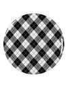 Black and White Argyle AOP 2.25&#x22; Round Pin Button All Over Print by TooLoud-Round Pin Button-TooLoud-White-2.25in-Davson Sales