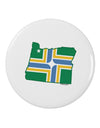 Portland Oregon Flag 2.25&#x22; Round Pin Button-Round Pin Button-TooLoud-White-2.25in-Davson Sales