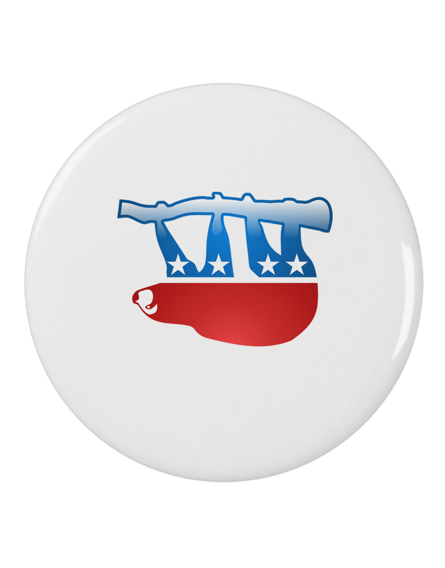 Sloth Political Party Symbol 2.25" Round Pin Button-Round Pin Button-TooLoud-White-2.25in-Davson Sales