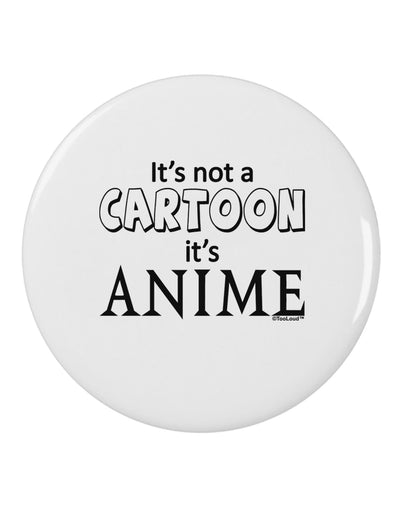 Not A Cartoon Text 2.25&#x22; Round Pin Button-Round Pin Button-TooLoud-White-2.25in-Davson Sales