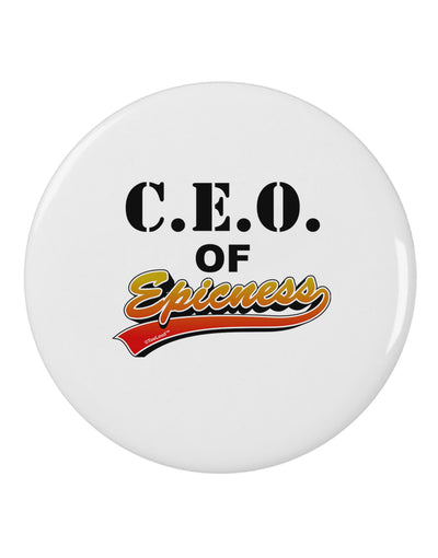 CEO Of Epicness 2.25&#x22; Round Pin Button-Round Pin Button-TooLoud-White-2.25in-Davson Sales