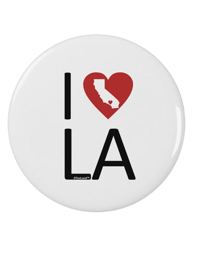 I Heart Los Angeles 2.25&#x22; Round Pin Button-Round Pin Button-TooLoud-White-2.25in-Davson Sales