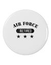 Retired Air Force 2.25&#x22; Round Pin Button-Round Pin Button-TooLoud-White-2.25in-Davson Sales