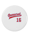 Democrat Jersey 16 2.25" Round Pin Button-Round Pin Button-TooLoud-White-2.25in-Davson Sales