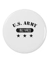 Retired Army 2.25&#x22; Round Pin Button-Round Pin Button-TooLoud-White-2.25in-Davson Sales