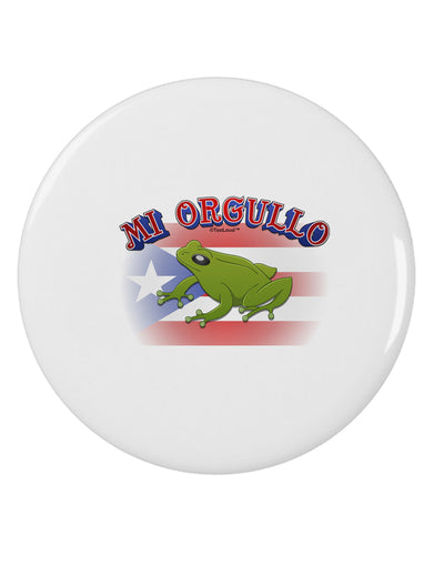 Mi Orgullo Coqui 2.25&#x22; Round Pin Button-Round Pin Button-TooLoud-White-2.25in-Davson Sales