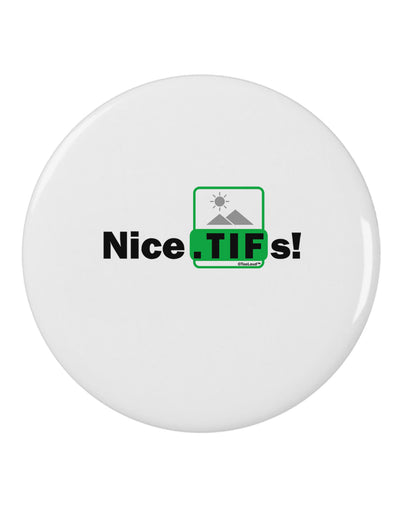 Nice Tifs 2.25&#x22; Round Pin Button-Round Pin Button-TooLoud-White-2.25in-Davson Sales