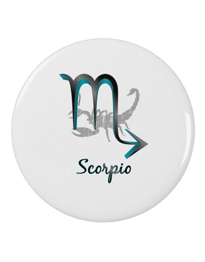 Scorpio Symbol 2.25" Round Pin Button-Round Pin Button-TooLoud-White-2.25in-Davson Sales