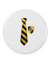 TooLoud Wizard Tie Yellow and Black 2.25&#x22; Round Pin Button-Round Pin Button-TooLoud-White-2.25in-Davson Sales