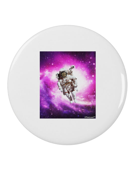 Astronaut Cat 2.25" Round Pin Button-Round Pin Button-TooLoud-White-2.25in-Davson Sales