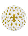 Gold Fleur De Lis Pinback Button by TooLoud-Wallet-TooLoud-White-2.25in-Davson Sales